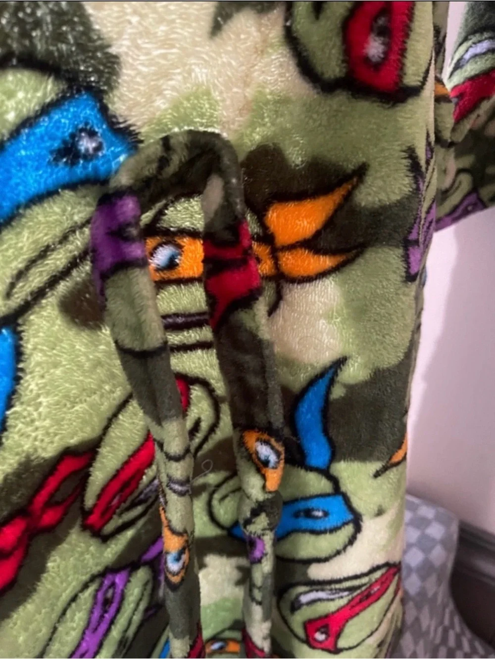 Kids' Plush Ninja Turtle Robe 5T